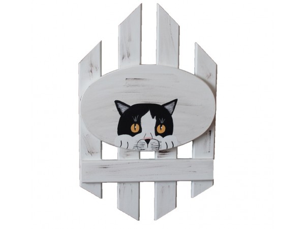 Tablou din lemn - Pisica